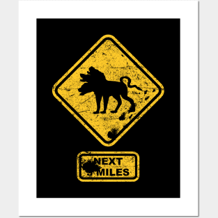 road sign Posters and Art